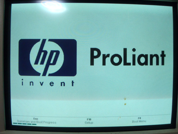 HP　BIOS起動画面