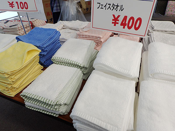 無撚糸の日本製タオル