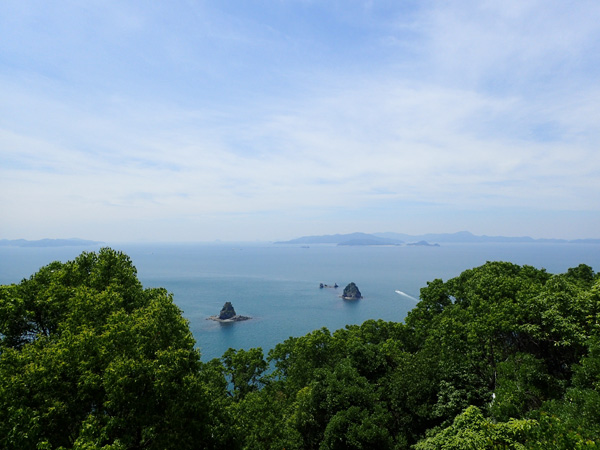 愛媛鹿島展望台からの眺め
